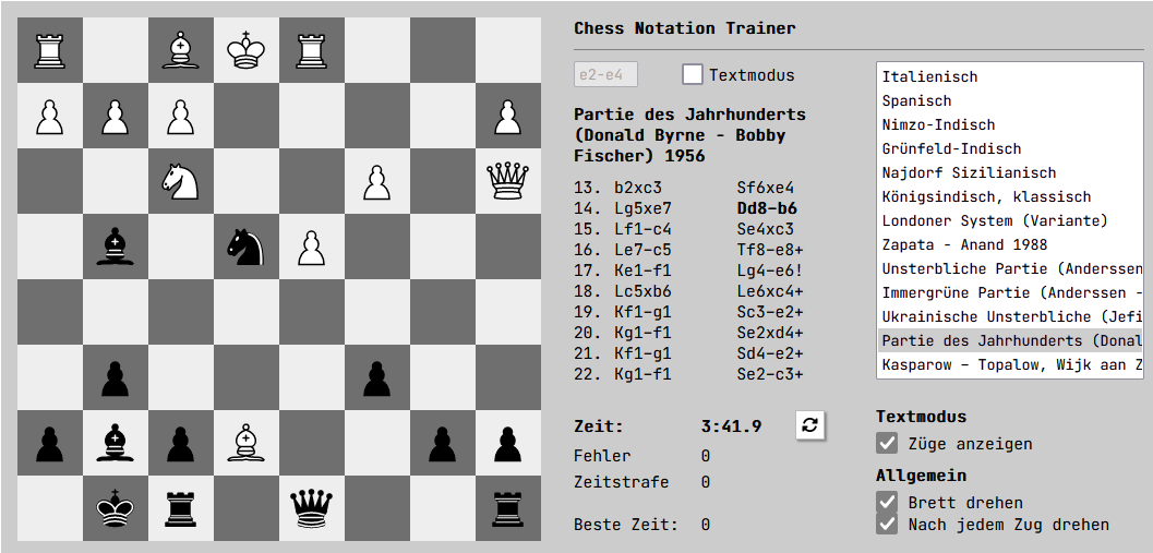 Notation Trainer App Screenshot